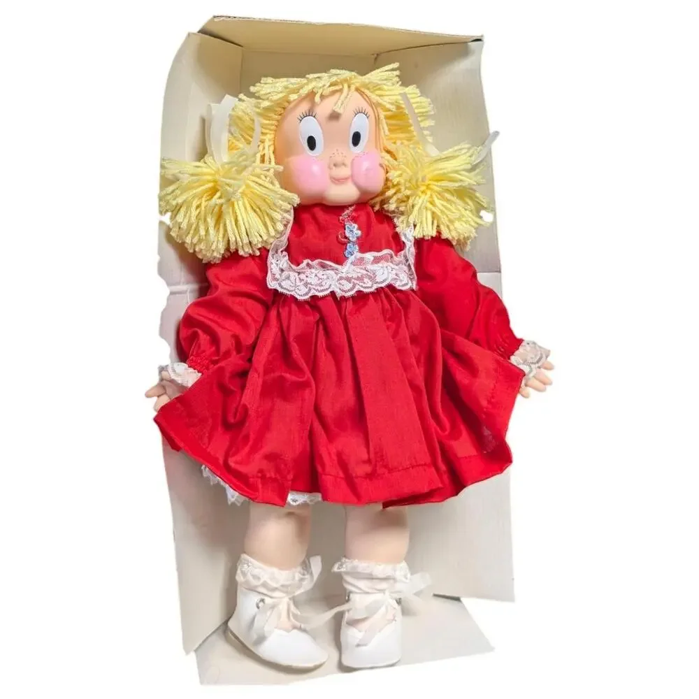 Vintage Susie Moppet Doll Jim Bakker PTL 1985 Boxed Voice Heritage USA Puppet‎